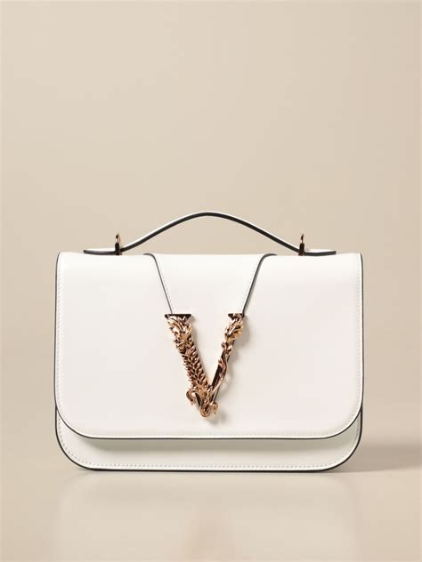 versace white handbag|buy Versace handbags on sale.